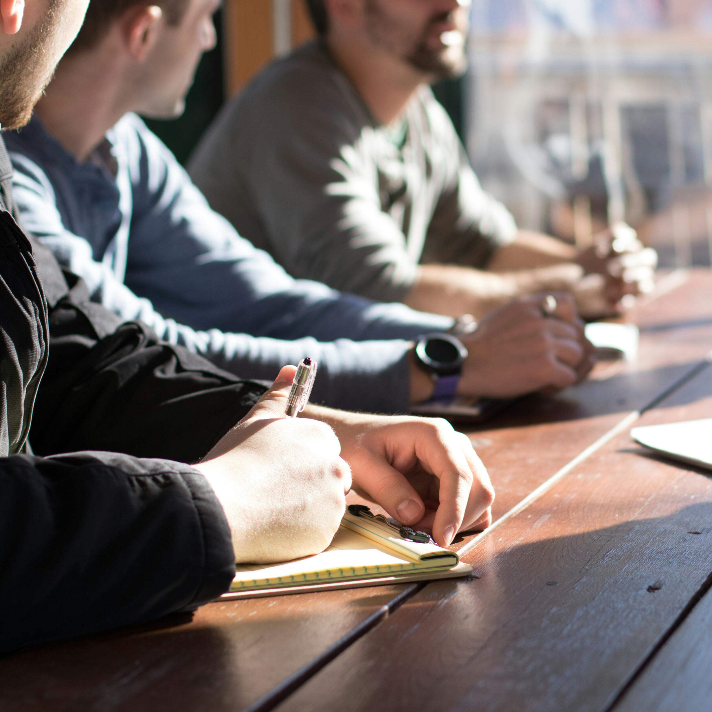 Photo of team in collaborative meeting